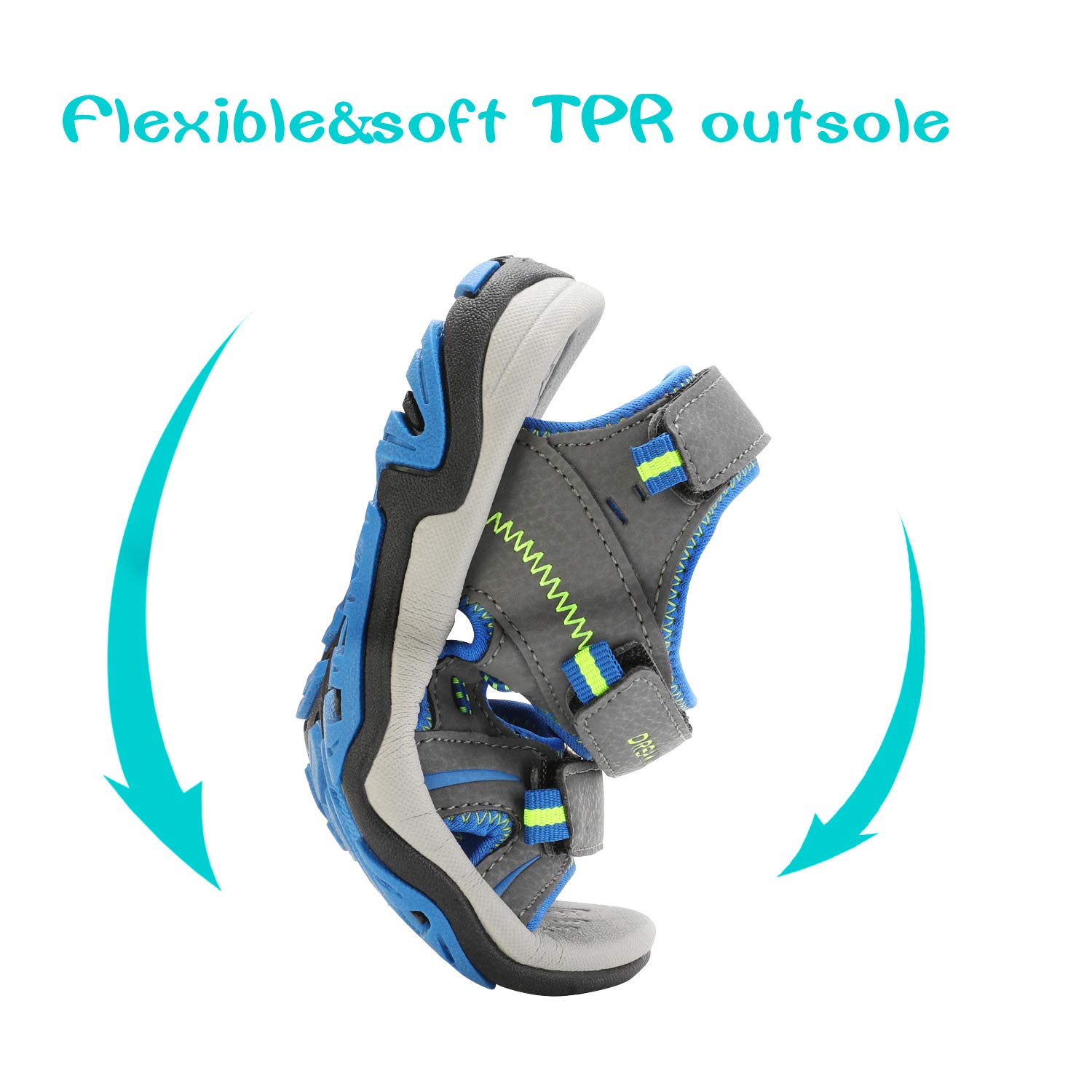 DREAM PAIRS Boys Girls Fashion Athletic Summer Sports Sandals(Toddler/Little Kid/Big Kid)