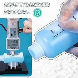 UMETASS 8oz/250ml Narrow Mouth Plastic Bottles with