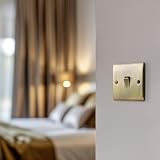 BG Electrical Single Wall Light Switch 2 Way Antique Brass NAB12 Nexus Metal view 6