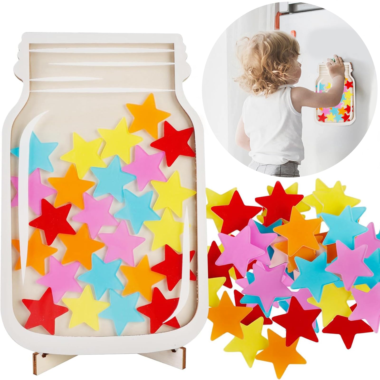 GTZTYZ Reward Jar Classroom Magnetic Reward Jar for Classroom Board ...