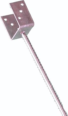 Pfostentrager Zum Einbetonieren Fur Pfosten 12x12 Cm Mit Dolle 400 Mm Lang Amazon De Baumarkt