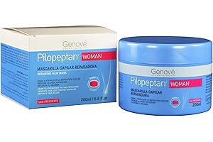 Genové Pilopeptan Woman Regenerative Hair Mask 200ml - Repairs, Nourishes and Softens Hair - Hair Loss Treatment - Spain