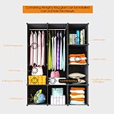 BRIAN & DANY 8 Cube Portable Wardrobe Closet with Doors 45 cm Deep view 3