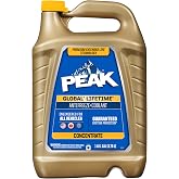 PEAK Global Lifetime Concentrate Antifreeze and Coolant for All Vehicles, 1 Gal.