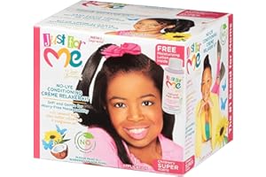 Just for Me No-Lye Conditioning Creme Relaxer Kit-Children's Super (1 APPLICATION)