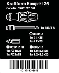 Wera - 5051025001 KK 26 7-In-1 Bitholding