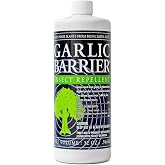 Garlic Barrier AG+ Liquid Garlic Concentrate for Pest Control, 32 oz | Commercial-strength natural garlic spray insect repellent for farms &amp; yards. Repels deer, rabbits, aphids, beetles &amp; more