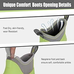 Kalkal Women's Deck Boots, Waterproof Ankle Rain