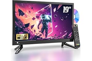 OSHPRO 22 Inch TV DVD Your Mobile & Home Entertainment Kitchen Bedroom Camping RV US TV DVD Combos Built in DVD Stellar Visuals Sound (191TV1)