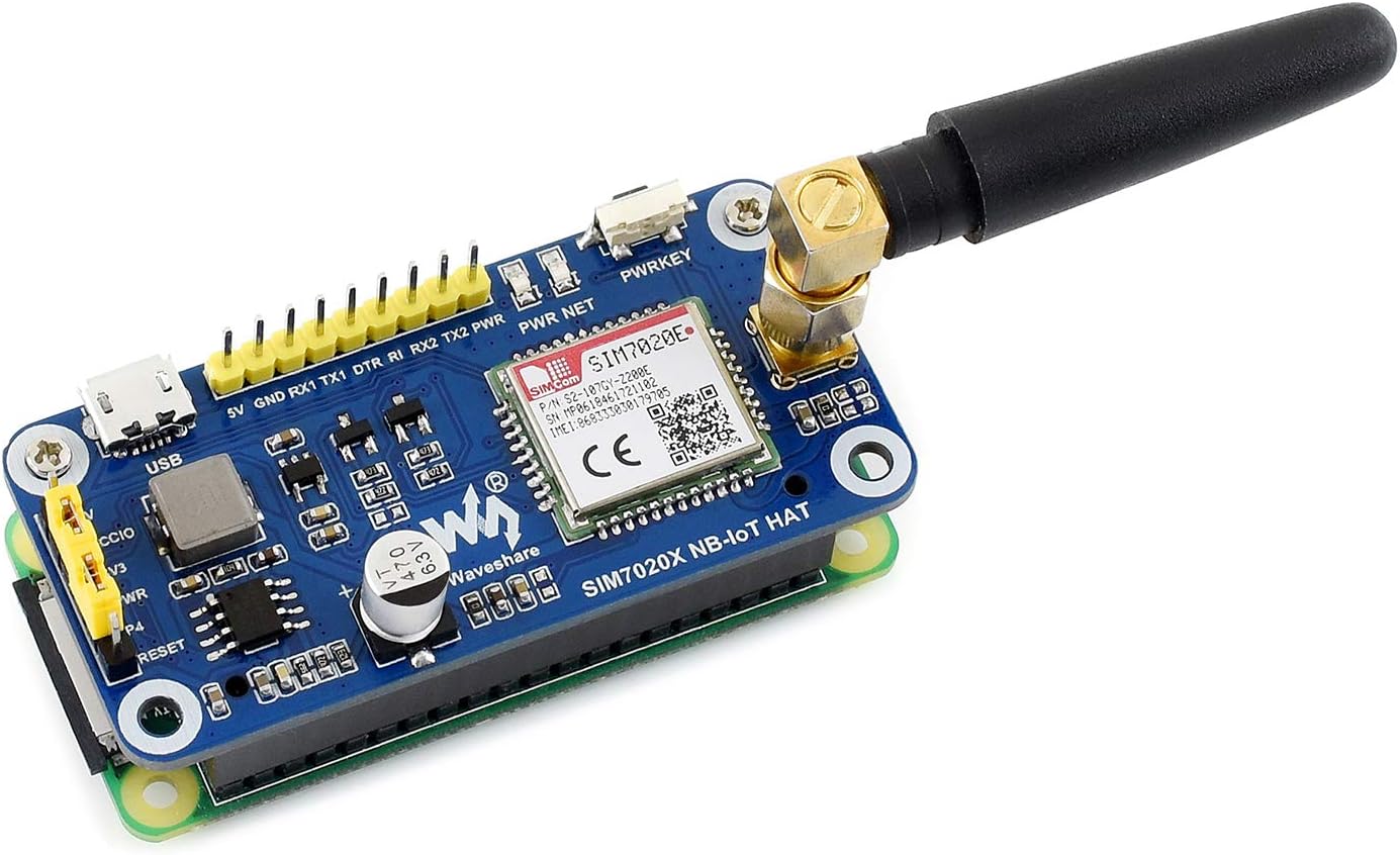 Waveshare NB-IoT HAT for Raspberry Pi and Jetson Nano Based on SIM7020E B1/B3/B5/B8/B20/B28 Bands for Europe Asia Africa Australia for Intelligent Instruments Asset Tracking Remote Monitoring… - Image 4