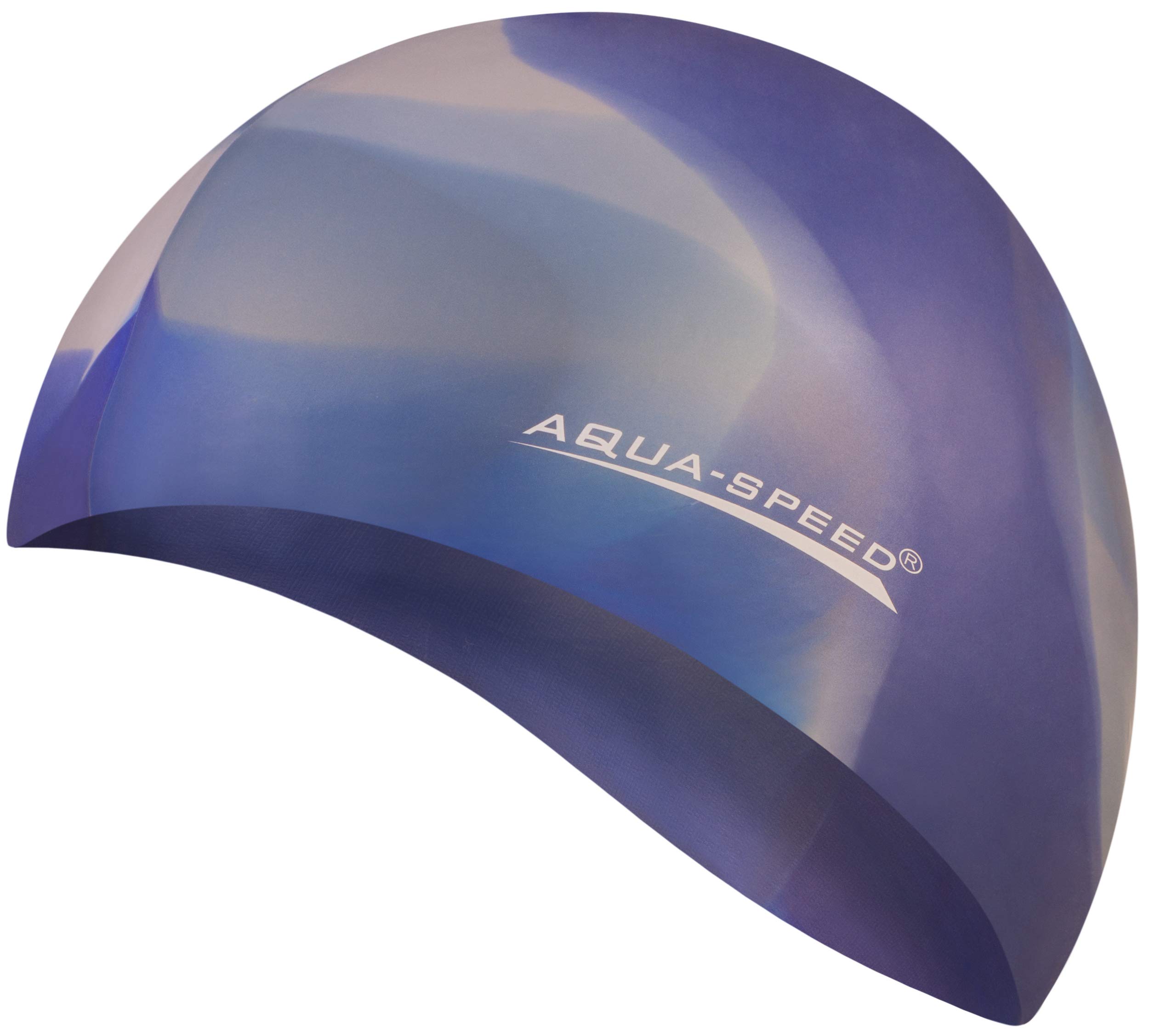 Aqua Speed BUNT Colourful swim cap + microfibre towel | adult | child | swimming cap | silicone | tearproof | waterproof | 33. colourful / 85