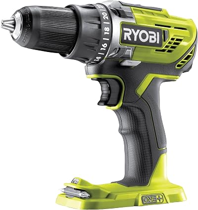 Ryobi ONE+ R18DD3-0 18V Cordless Compact Drill Driver Body Only 13mm Chuck 50Nm
