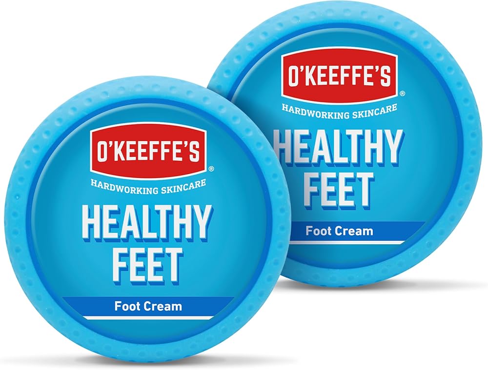 O'Keeffe's Healthy Feet Twin Pack 91g Foot Cream for Dry Cracked Heels Moisture