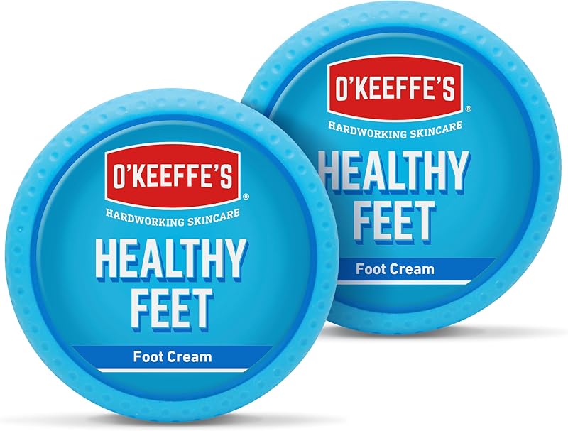 O'Keeffe's Healthy Feet Twin Pack 91g Foot Cream for Dry Cracked Heels Moisture