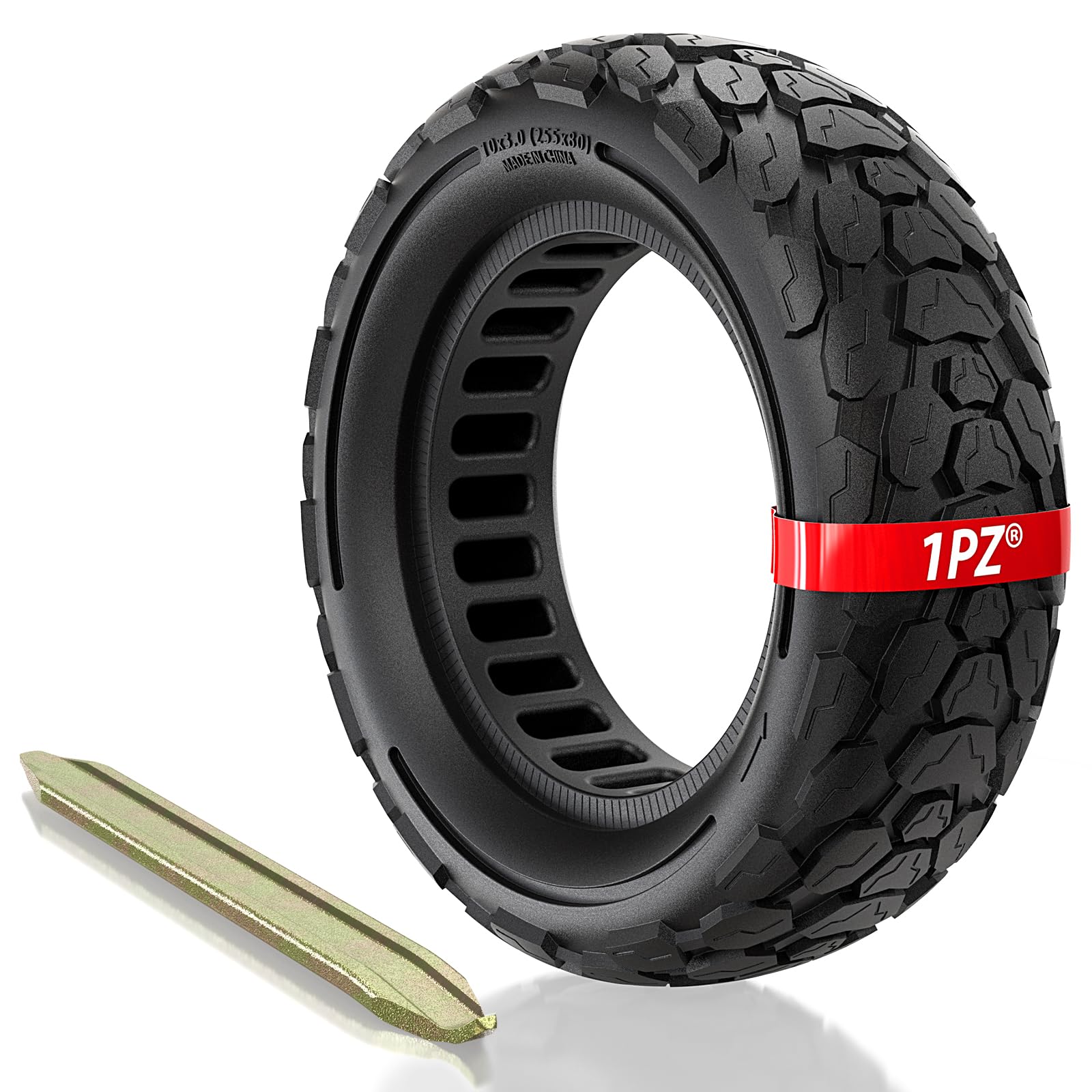 Photo 1 of 1PZ KBO-5DX 10x3 255x80 Solid tire 80/65-6 Replacement for Nanrobot D4+ D5+ D6+ Varla Eagle 1 Zero 10x Apollo Pro Kugoo M4 Pro Electric Scooter Go karts