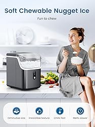 COWSAR Nugget Ice Makers Countertop Soft Chewable