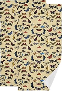 Butterflies Pattern Hand Towel Set Ultra Soft Absorbent Quick-Dry Hand Towels for Bath Fitness, Bathroom, Sports, Yoga, Travel (2-Pack ,28.3x14.4in)