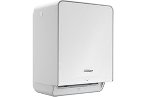 Kimberly-Clark Professional™ ICON™ Automatic Hard Roll Towel Dispenser (58710), with White Mosaic Design Faceplate, 16.53" x 12.41" x 10.19" (Qty 1)