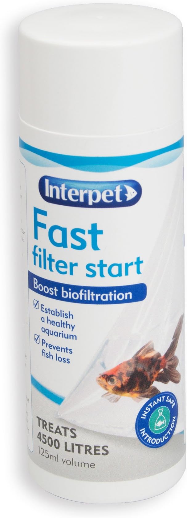 Interpet Fast Filter Start Treatment 125 ml Boost Aquarium Bio Filtration