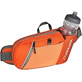 WATERFLY Fanny Pack Waist Bag: Hiking Water Bottle Holder with Strap Waist Pack for Women Men Hydration Hip Packs for Running Walking Traveling-Orange
