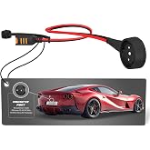 JMR 12V Adapter for Ferrari, Magnetic Port, No Indicator | Compatible with CTEK Chargers, Models: 488 F8 California T Portofino 812 Roma GTC4Lusso FF F12 296