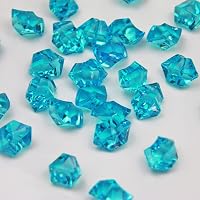 Jane Shop Acrylic Ice Rock, 0.5 inch Acrylic Faux Ice Rock Crystals Treasure Gems for Table Scatters, Table Confetti, Vase Fillers, Fish Tank, Party