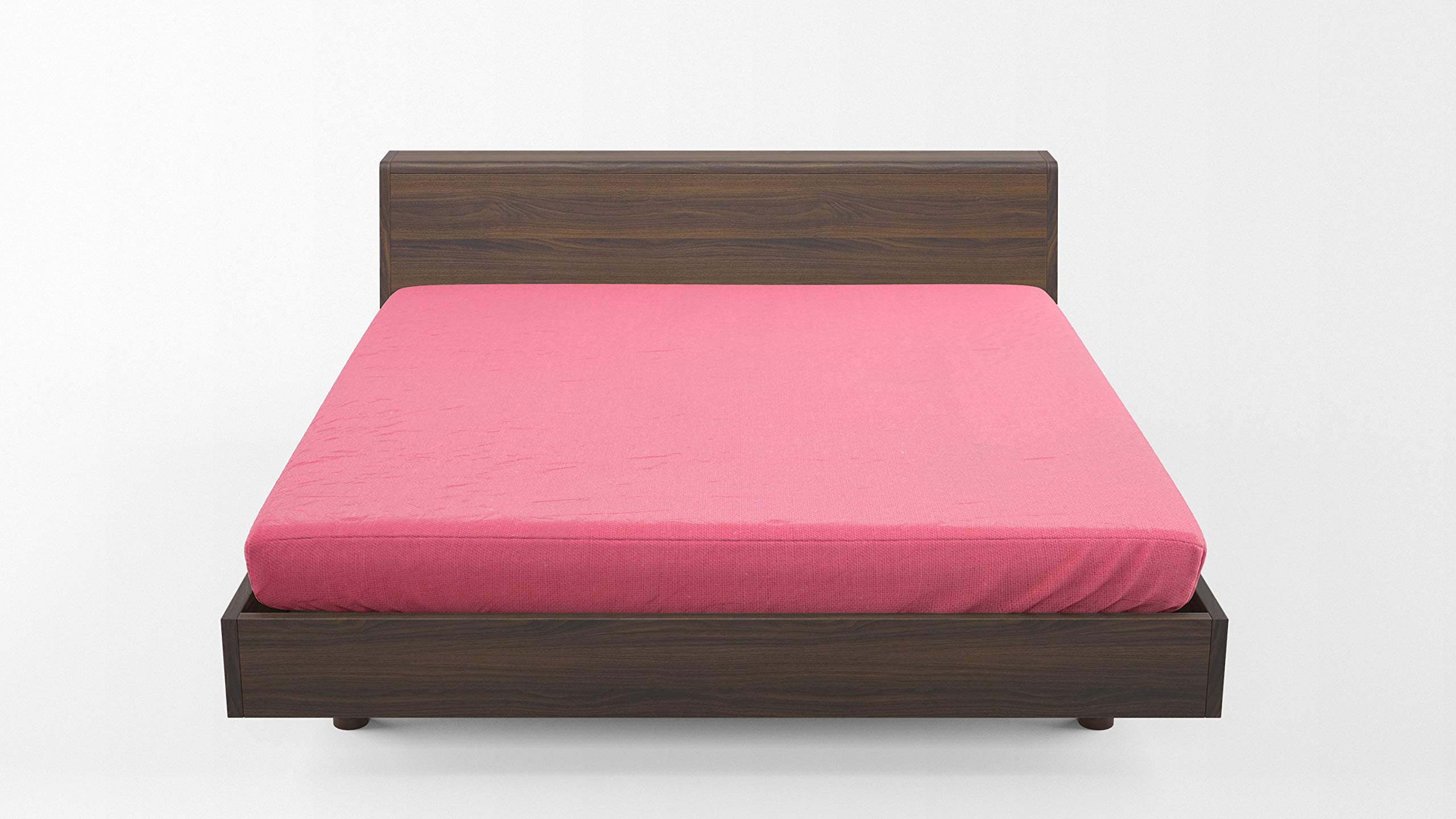Cotton & Color Single Fitted Sheet, Fuchsia, Single