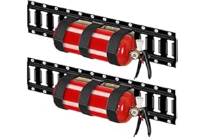 ONESNT E-Track Fire Extinguisher Mount Holder for Cargo Trailer and Truck| Fire Extinguisher Mounts& Brackets up to 15 lbs|e Track Tool for Safety(Pack of 2