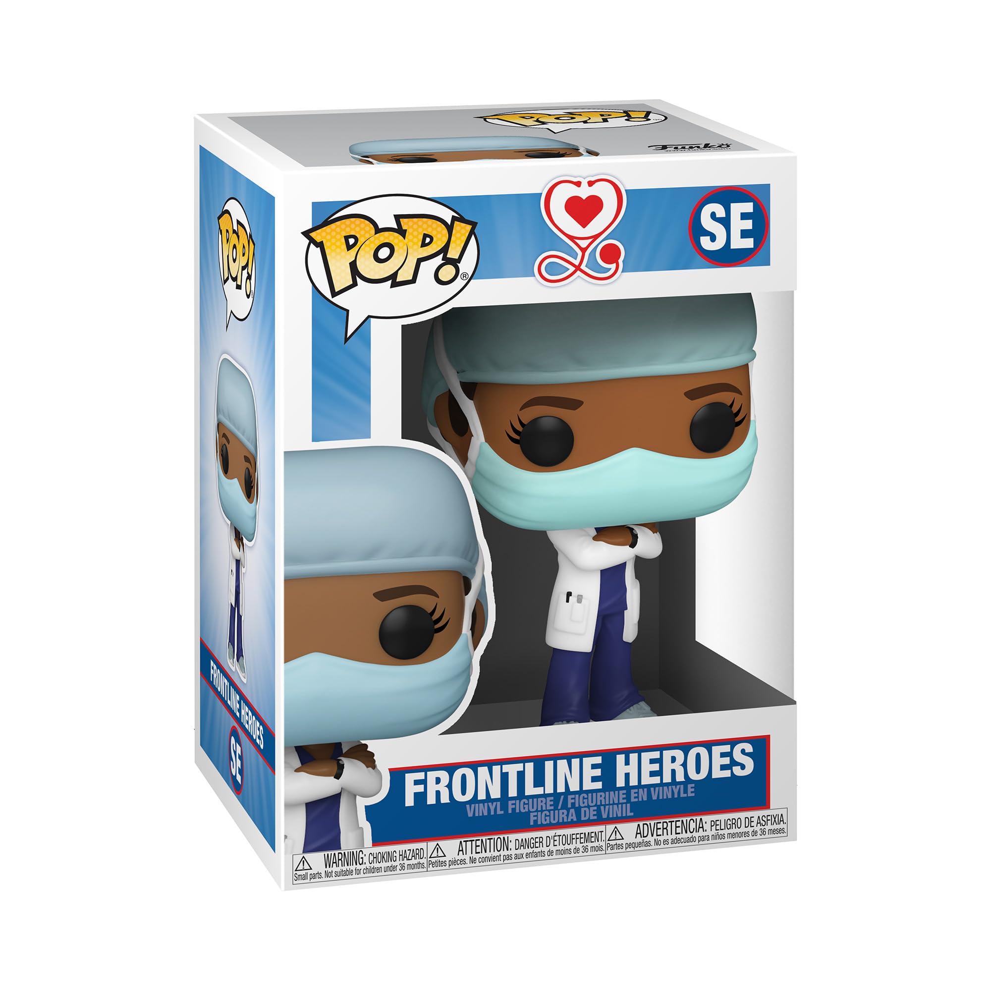 Funko Pop! Heroes: Front Line Worker-Female #2 - Heroes: Front Line Workers - Collectable Vinyl Figure - Gift Idea - Official Merchandise - Toys for Kids & Adults - Model Figure for Collectors