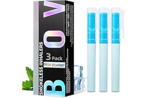 Smokeless Inhalers to Quit Smoking, 3 Pack Flavored Air Device, Nicotine Free Vapors, Non-Electric, Fresh Spearmint