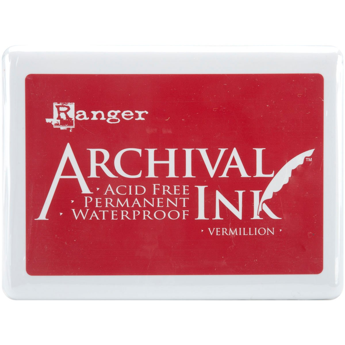 Ranger Archival Jumbo No.3 Ink Pad, Vermillion