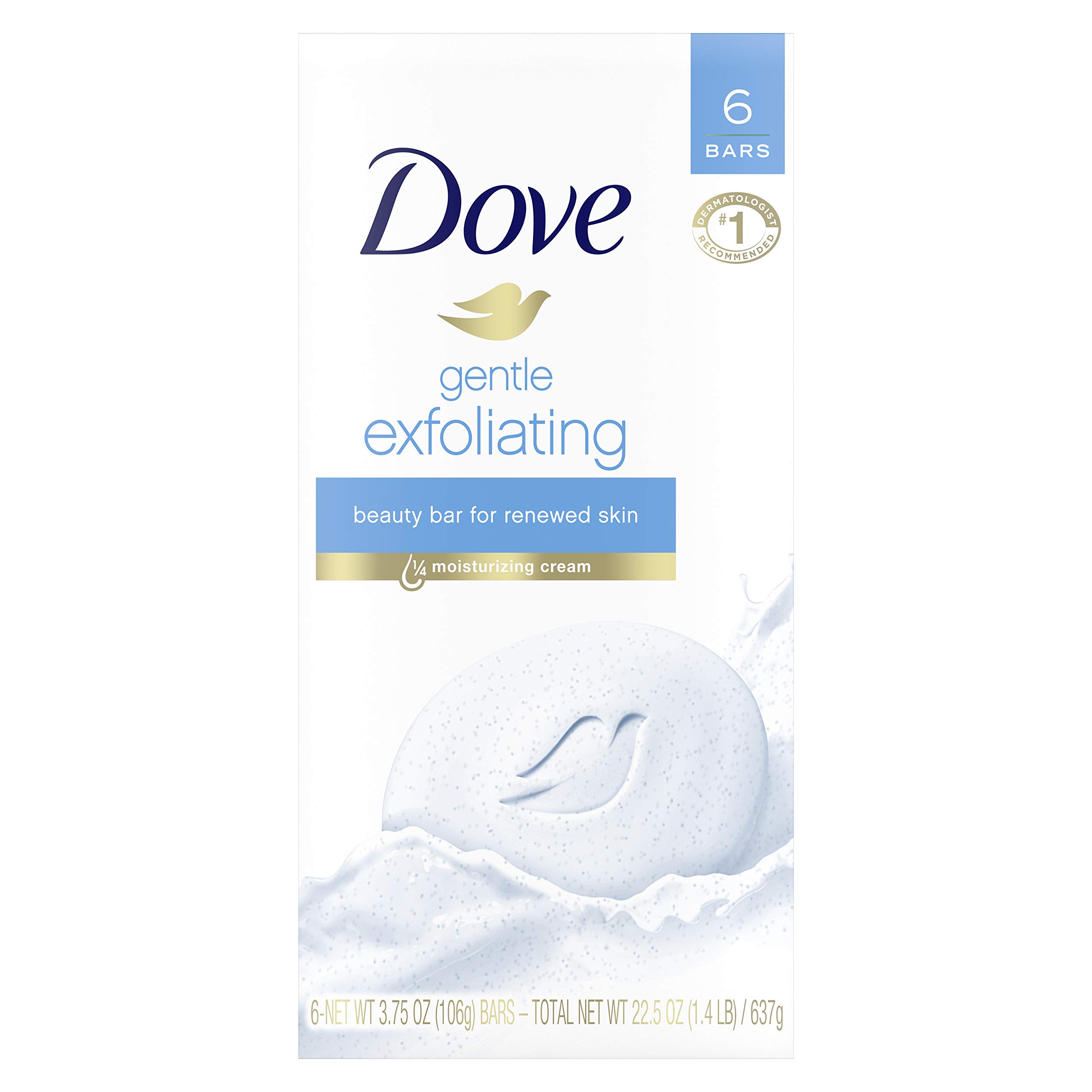 Dove Beauty Bar for Softer Skin, 3.75 oz (6 Bars)