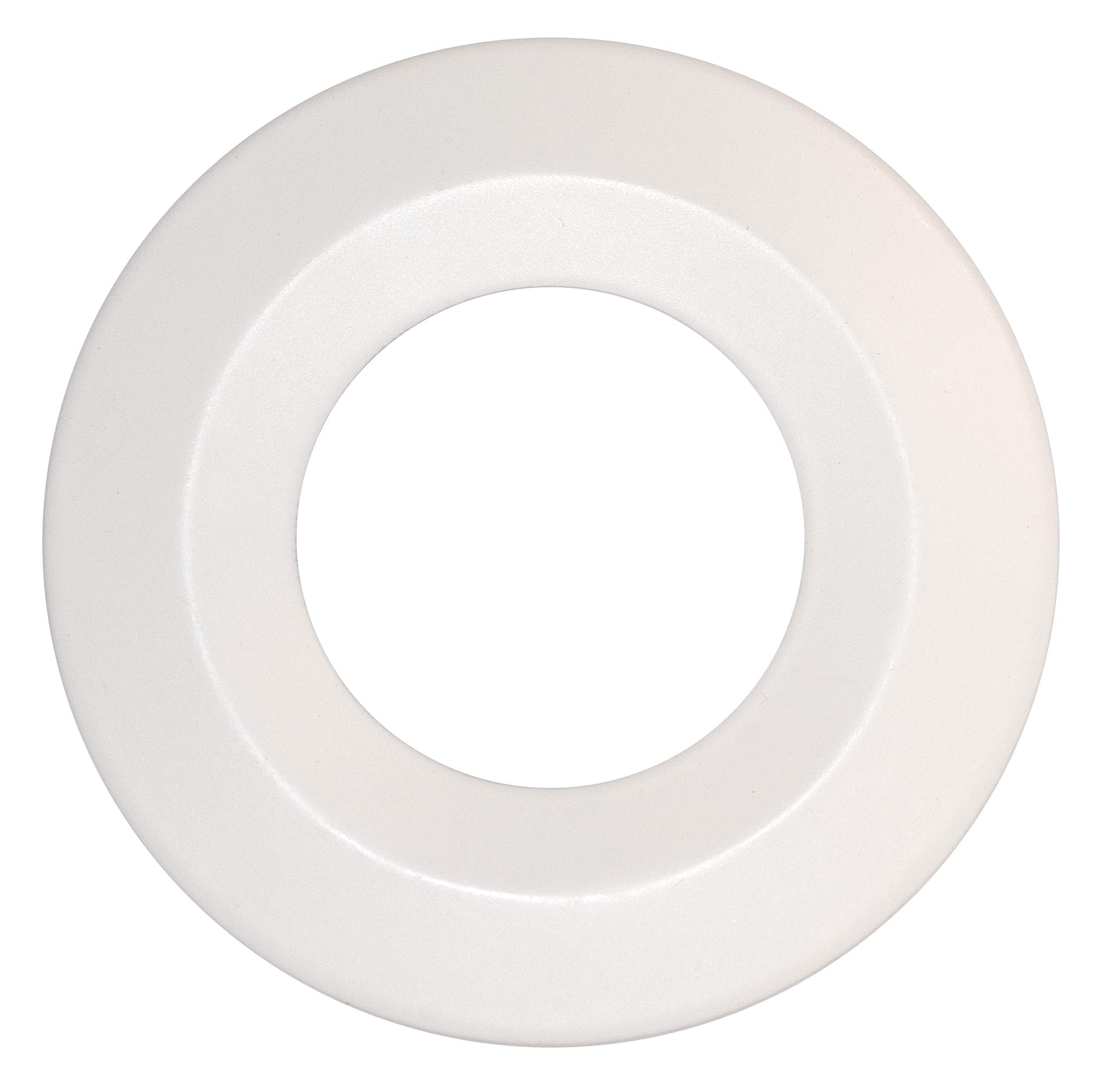 Luceco Fixed Bevelled Bezel for FType Downlights, Gloss White