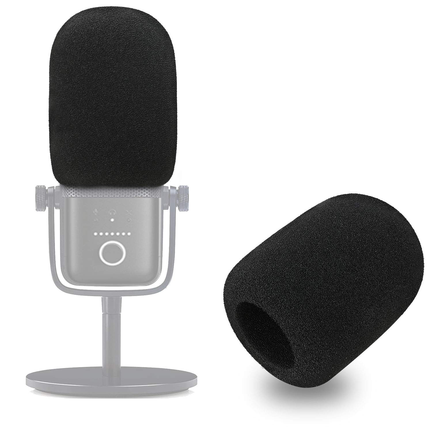 SUNMON Wave 3 Pop Filter - Professional Mic Windscreen Foam Cover Compatible with Elgato Wave USB Condenser Microphone to Reduce Pops and Hisses by