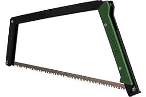 AGAWA CANYON AGAWA - BOREAL24 -> 24 Inch Folding Bow Saw (Black Frame - Green Handle - All Purpose Blade)