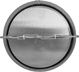 Repa Market 4 Inch Backdraft Damper Galvanized Steel Inline Duct Blocker view 7
