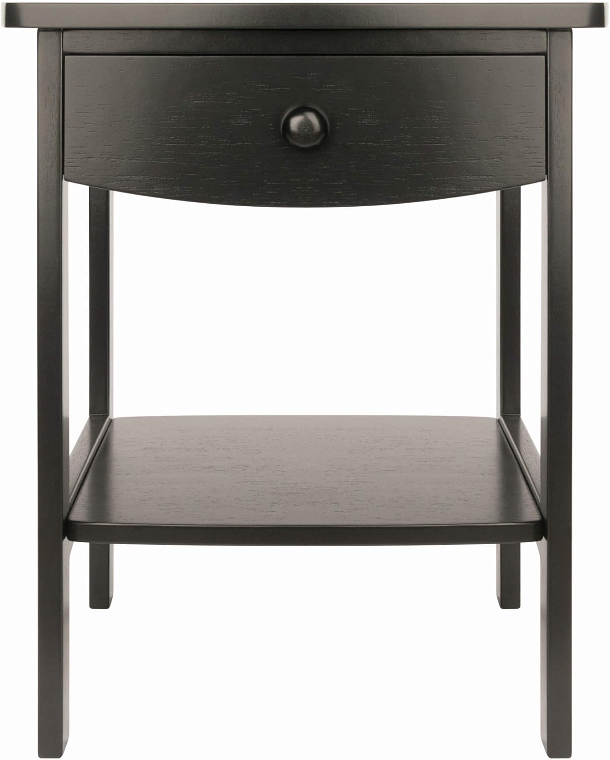 Winsome Wood Claire Accent Table, Black: Kitchen & Dining