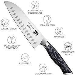 SHAN ZU 7 Inch Japanese Chef Knife, Professional