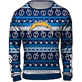 FOCO Men's NFL Hanukkah Holiday Party Ugly Crew Neck Sweater