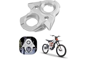 Funparts Surron Ignition Key Switch Cover, Ignition Switch Ring CNC for Surron Sur Ron Light Bee X/S/LBX Segway X260 X160 Electric Dirt Bike Silver