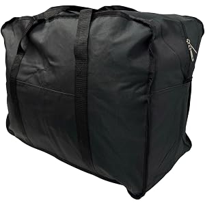 Maletin de 70 Libras/Large Black Duffel Bag, Heavy Duty Travel Tote with Zipper Closure, 70 lb Capacity
