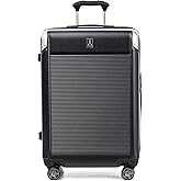 Travelpro Platinum Elite Hardside Expandable Checked Luggage, 8 Wheel Spinner, TSA Lock, Hard Shell Polycarbonate Suitcase, S