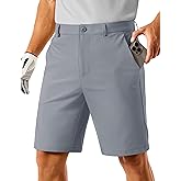 TACVASEN Men's Golf Shorts 9 Inch Inseam Stretch Lightweight Dress Work Casual Short with 4 Pockets Quick Dry Flat Front