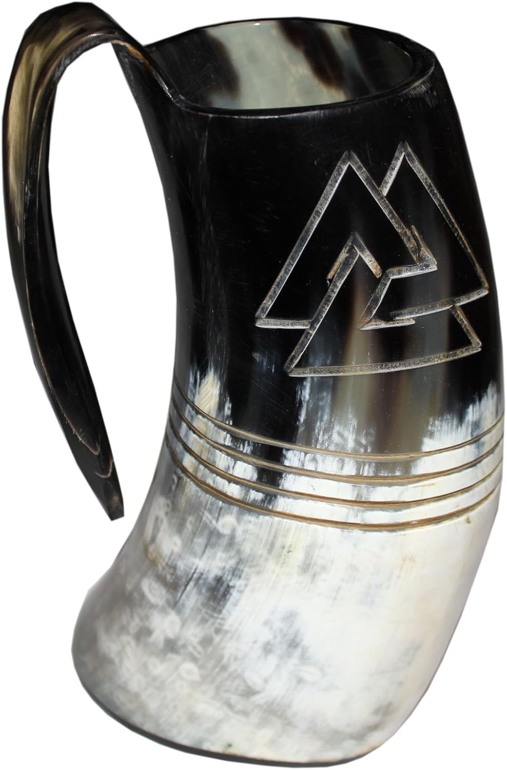 5MoonSun5's VIKING DRINKING HORN MUG Handcrafted Ox Cup