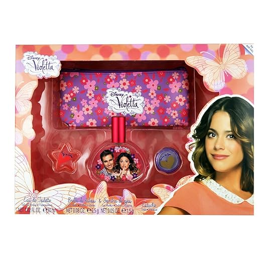 Violetta violetta set edt 30+ eyeshadows+lipgloss+bag 0.3 ml