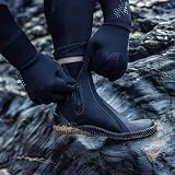 Osprey 5mm Wetsuit Boots Zip Toe Heel Reinforced Neoprene Black view 3