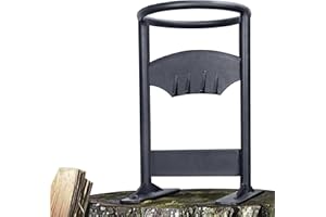 GARDRIT Wood Splitter Cast Steel Firewood Kindling Splitter, Heavy Duty Manual Log Splitter Wedge High-impact Kindling Splitter Cracker Firewood Cutter