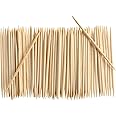 [2000 Count] Bamboo Wooden Toothpicks - Wood Round Double-Points Teeth Tooth Picks