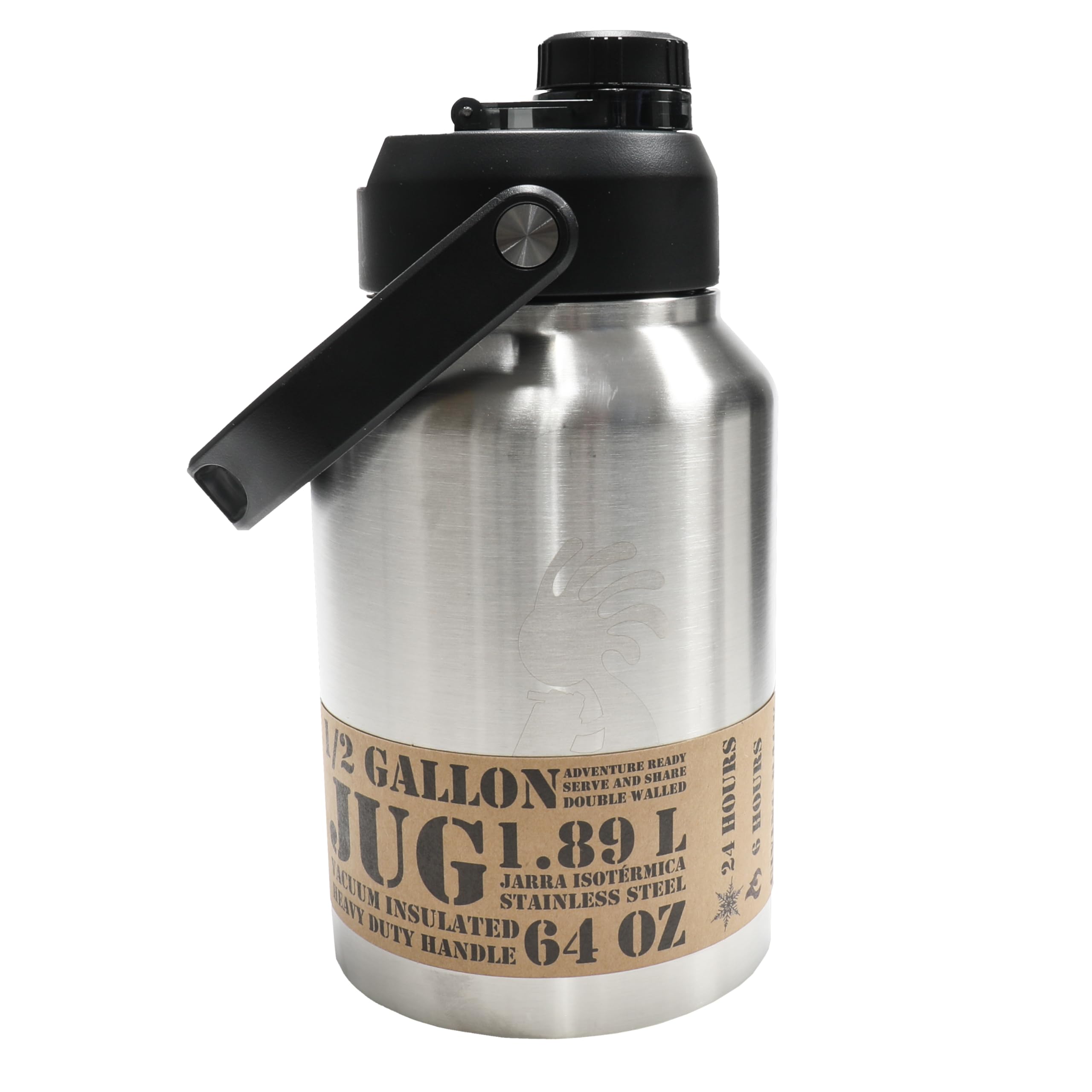 Aquapelli Stainless Steel Vacuum Insulated Water Jug, 64oz