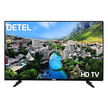 DETEL 60cm (24 Inches) DI24SF HD LED TV with 1 Year Warranty (Black)(2019 Model)